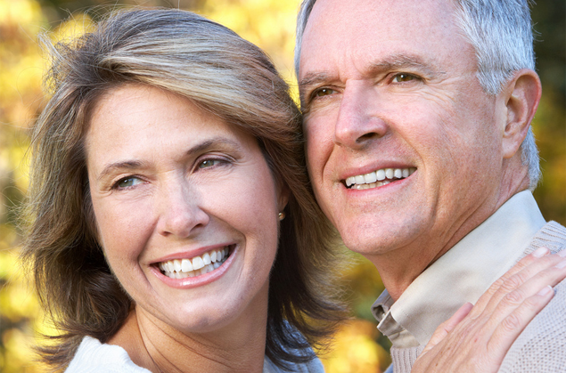 Older Couple Smiling